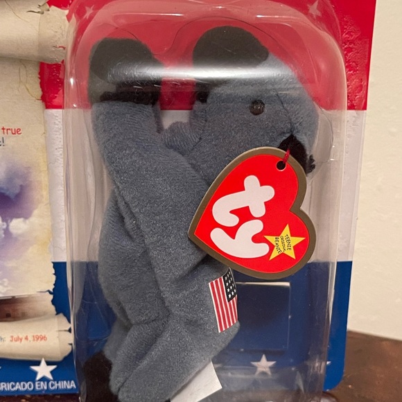 Ty Beanie Baby Lefty the Donkey McDonalds 1996 New in box - Picture 4 of 10